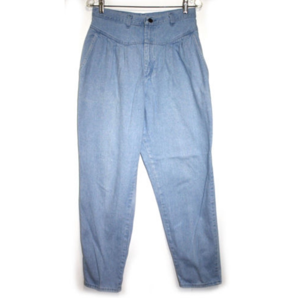 Vtg 80s SEARS Size 16 Jeans High waist Tapered leg - Picture 1 of 5